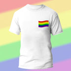 Personalized Gay Pride T-Shirt LGBTQ Rainbow Flag Shirt Gift for Pride Month