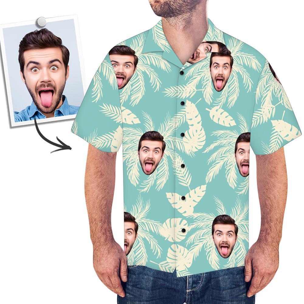Hawaiian Shirt Tropical Leaves Beach Shirts Custom Gift for girlfriend personalized gift unique design
