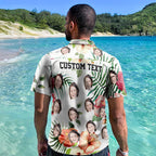 personalized photo hawaiian shirt vacation ready gift for boyfriend