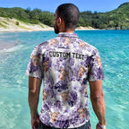 hawaiian shirt personalized photo vacation ready gift for boyfriend