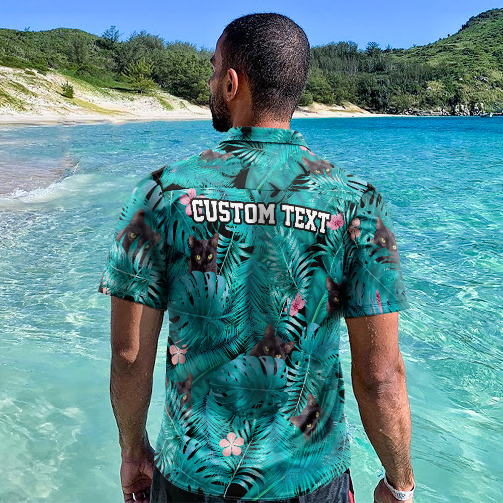 personalized photo hawaiian shirt vacation ready gift for boyfriend