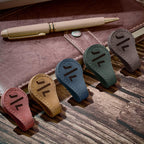 Personalized Alphabet Magnetic Leather Bookmark for Students  Custom Magnetic Bookmark for Readers