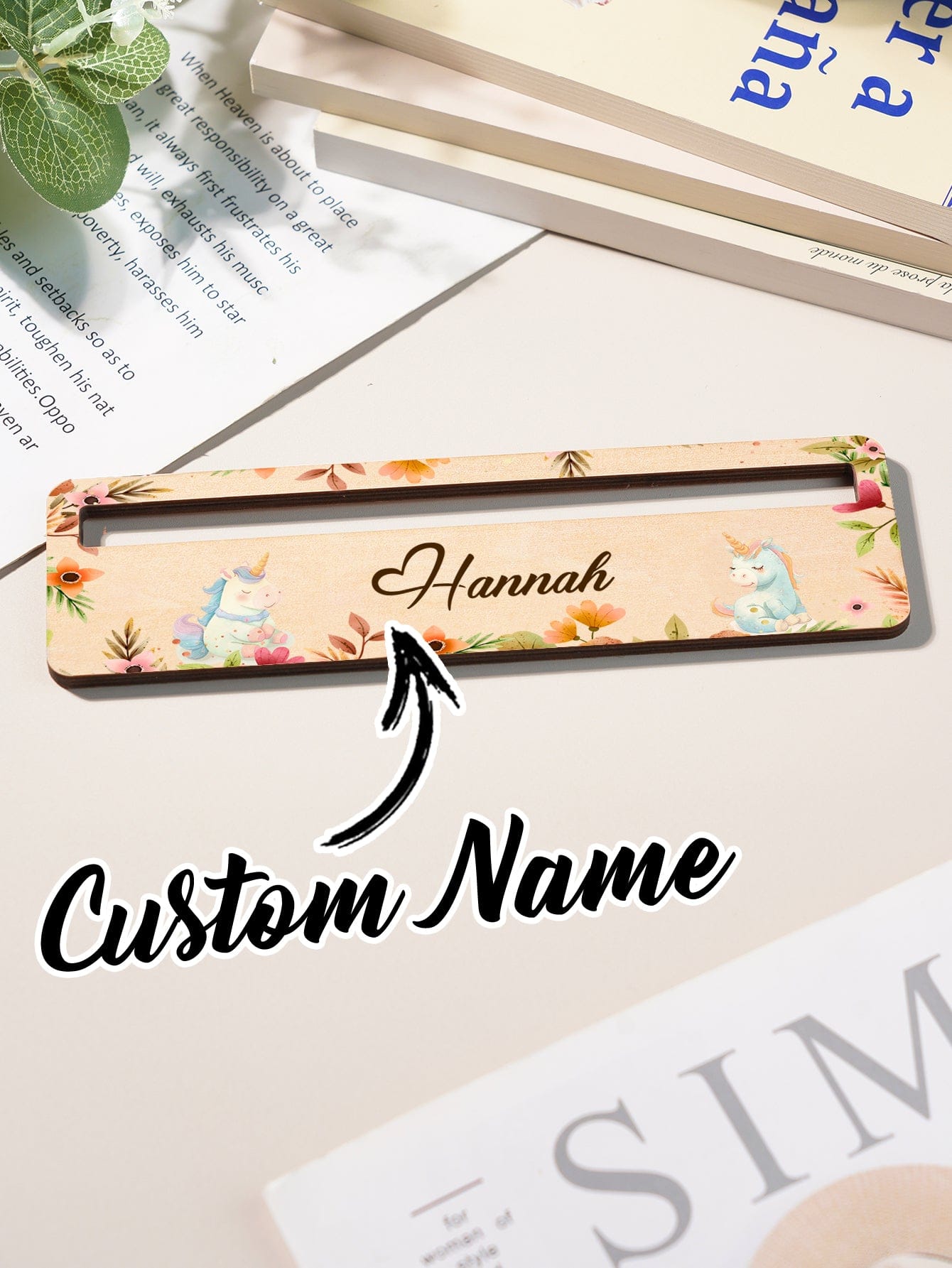 Personalized Name Reading Aid Custom Reading Aid Back To School Gift for Children