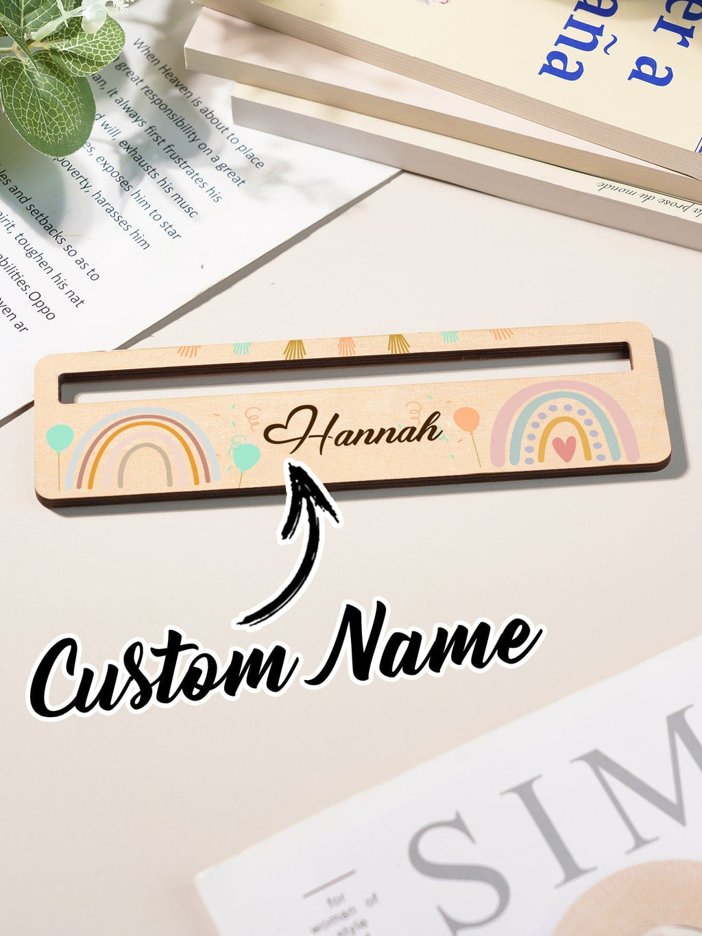 Personalized Name Reading Aid Custom Reading Aid Back To School Gift for Children