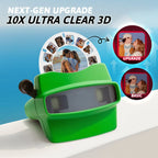 Custom 3D Viewfinder and Reel 10x Ultra-Clear 3D Upgraded Version Personalized Christmas Gifts Text and Photo Viewer with Your Own Photos