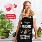 Custom Face Apron Personalized Boyfriend Funny Apron