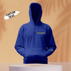 Custom Engraved Hooded Embroidery Round Neck Roman Numeral Date Couple Gifts