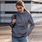 Custom Engraved Hooded Embroidery Round Neck Roman Numeral Date Couple Gifts