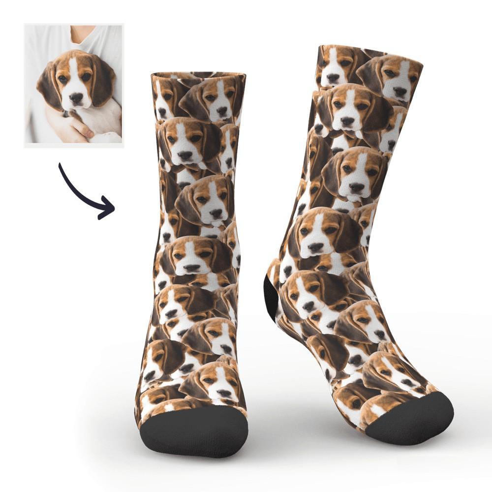 Personalized Pet Portrait Socks for Pet Lover Gifting