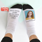 Custom Socks Photo Socks with Your Text Gifts for Lovers
