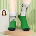 Custom Photo Thick Socks Custom Face Love Warm Gifts