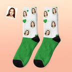 Custom Photo Thick Socks Custom Face Love Warm Gifts