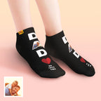 low cut ankle face socks dad we love you gifts for dad socks for dad personalized gift