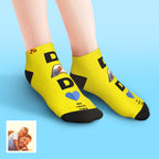 personalized socks for dad with soft breathable comfort