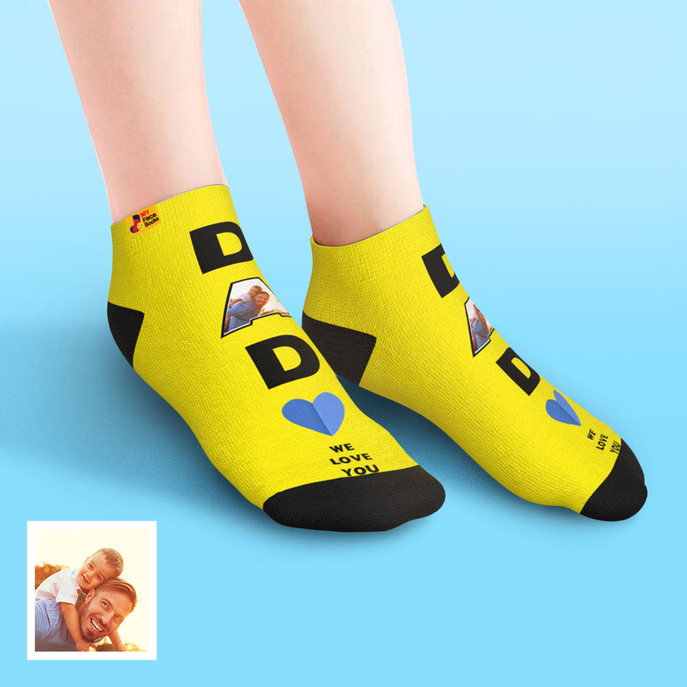 personalized socks for dad with soft breathable comfort