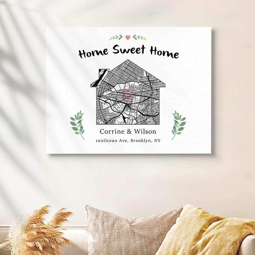 personalized wooden canvas print for living room decor