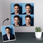 Custom Funny Character Expression Painting Multiple Photo Painting Gifts Canvas Painting