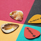 Custom Code Guitar Pick, Engraved Double-Sided Printed with Photo Guitar Pick Gifts 12Pcs Christmas Gifts