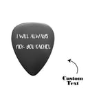 custom gift detail guitar pick gift for boyfriend