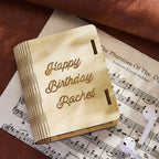 Custom Heart Guitar Picks with Guitar Shaped Box Personalized Wooden Box  Valentine's Day Gifts