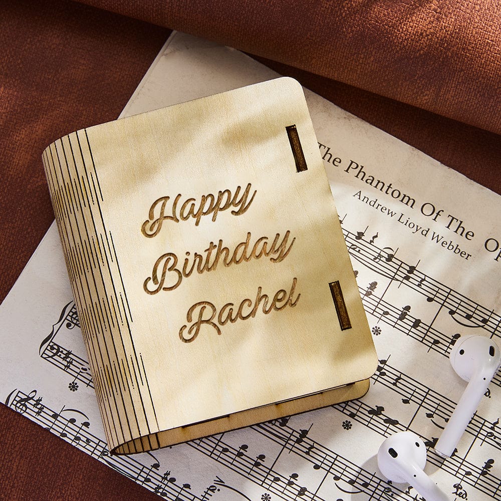 Custom Heart Guitar Picks with Guitar Shaped Box Personalized Wooden Box  Valentine's Day Gifts