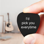 guitar pick everyday keepsake gift for boyfriend