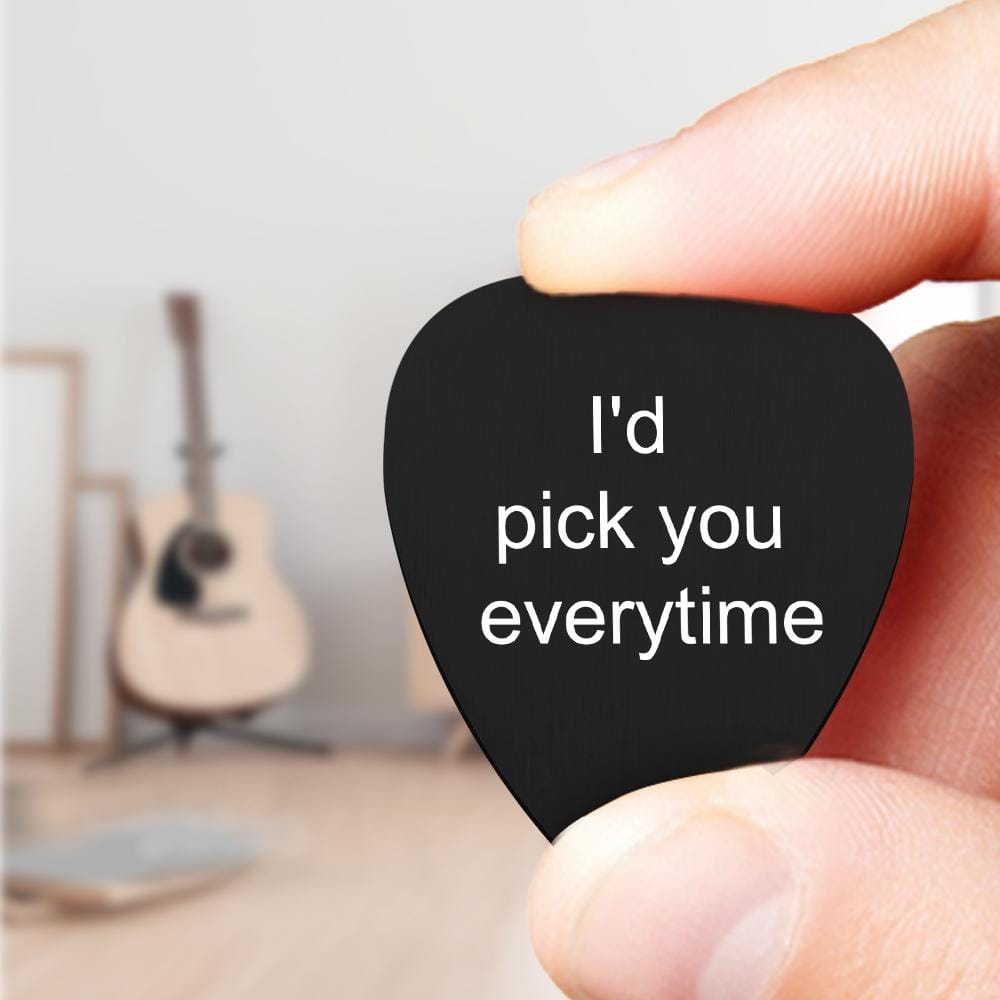 guitar pick everyday keepsake gift for boyfriend