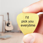 personalized photo custom gift detail guitar pick gift for boyfriend custom style
