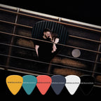 Custom Text Guitar Pick, Engraved Double-Sided Printed with Photo Guitar Pick Gifts 12Pcs With Free Pick Case