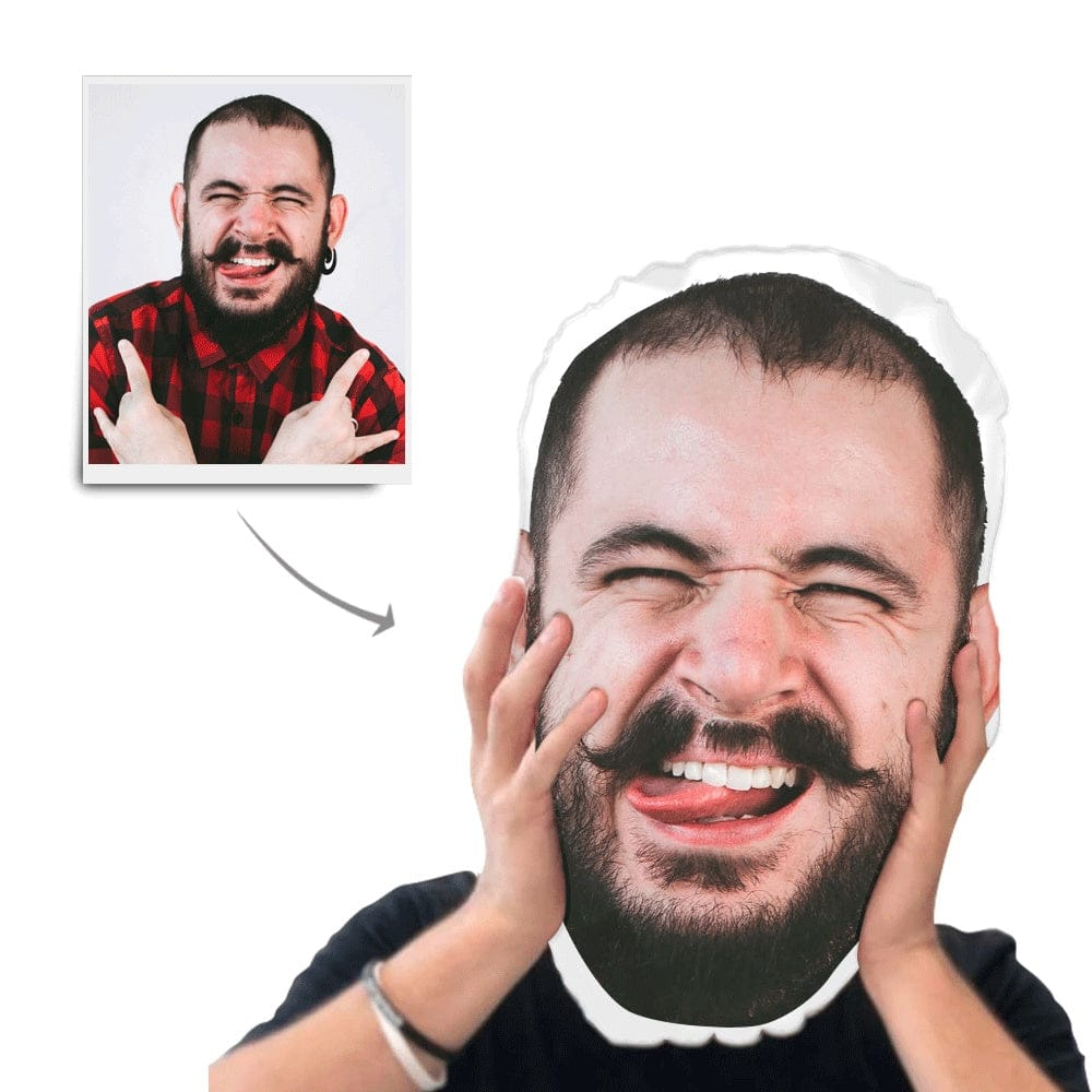 Custom Pet Photo Pillow, Custom Pet Face Pillow, 3D Portrait Pillow