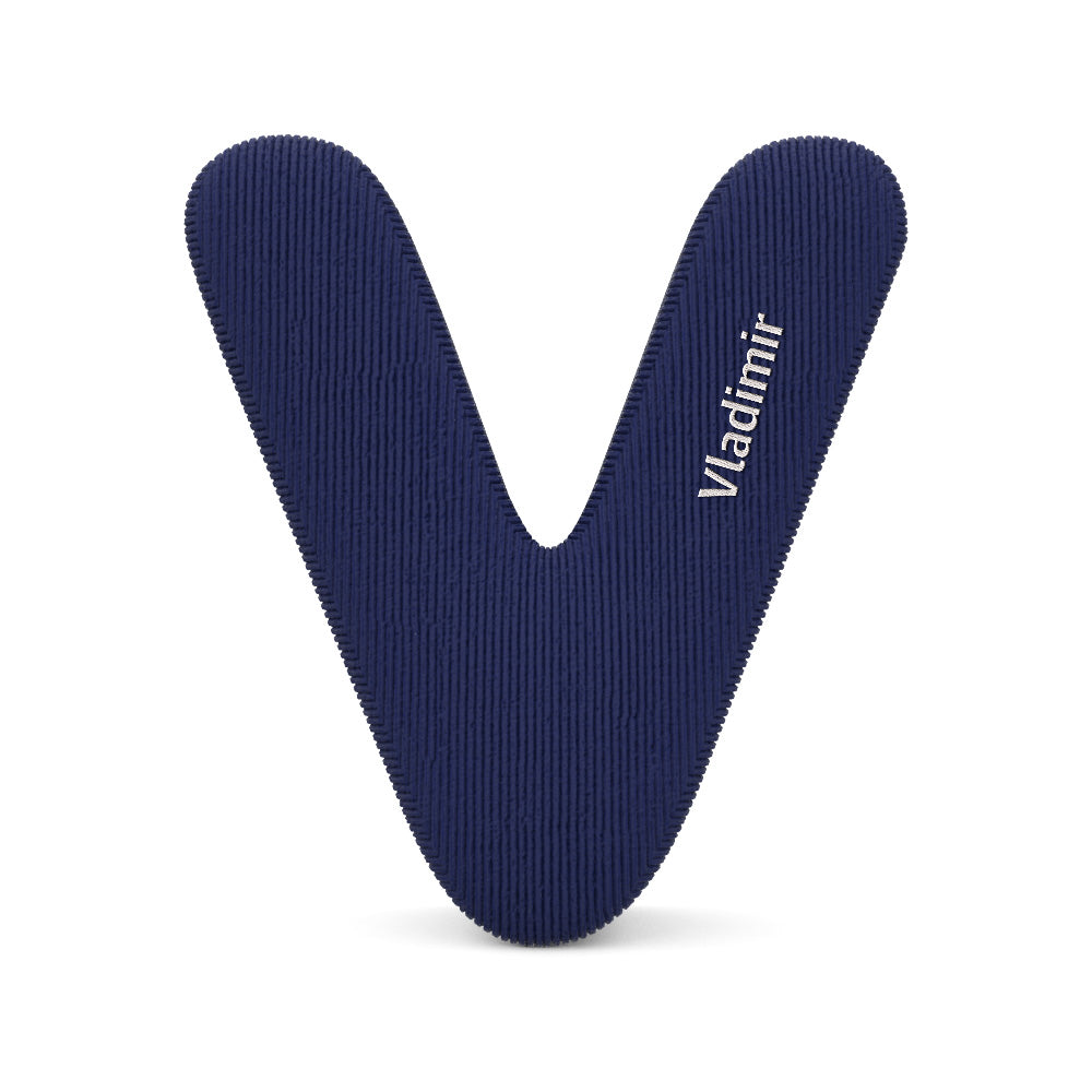 Personalized Alphabet Letter Pillow with Embroidery Name Custom Initial Cushion Unique Gifts