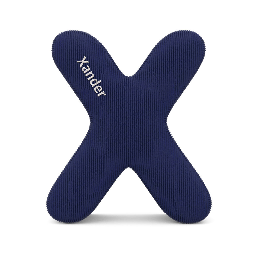 Personalized Alphabet Letter Pillow with Embroidery Name Custom Initial Cushion Unique Gifts