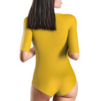 Custom Swimsuit One Piece Swimwear Personalized Half Sleeve Swimsuit