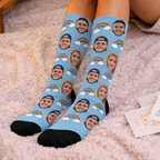 Custom face socks,Personalized Funny PhotoGift For Her,Him or Friends ,Picture socks, Custom Rainbow socks,Class of 2025,Father's Day Gift 049280