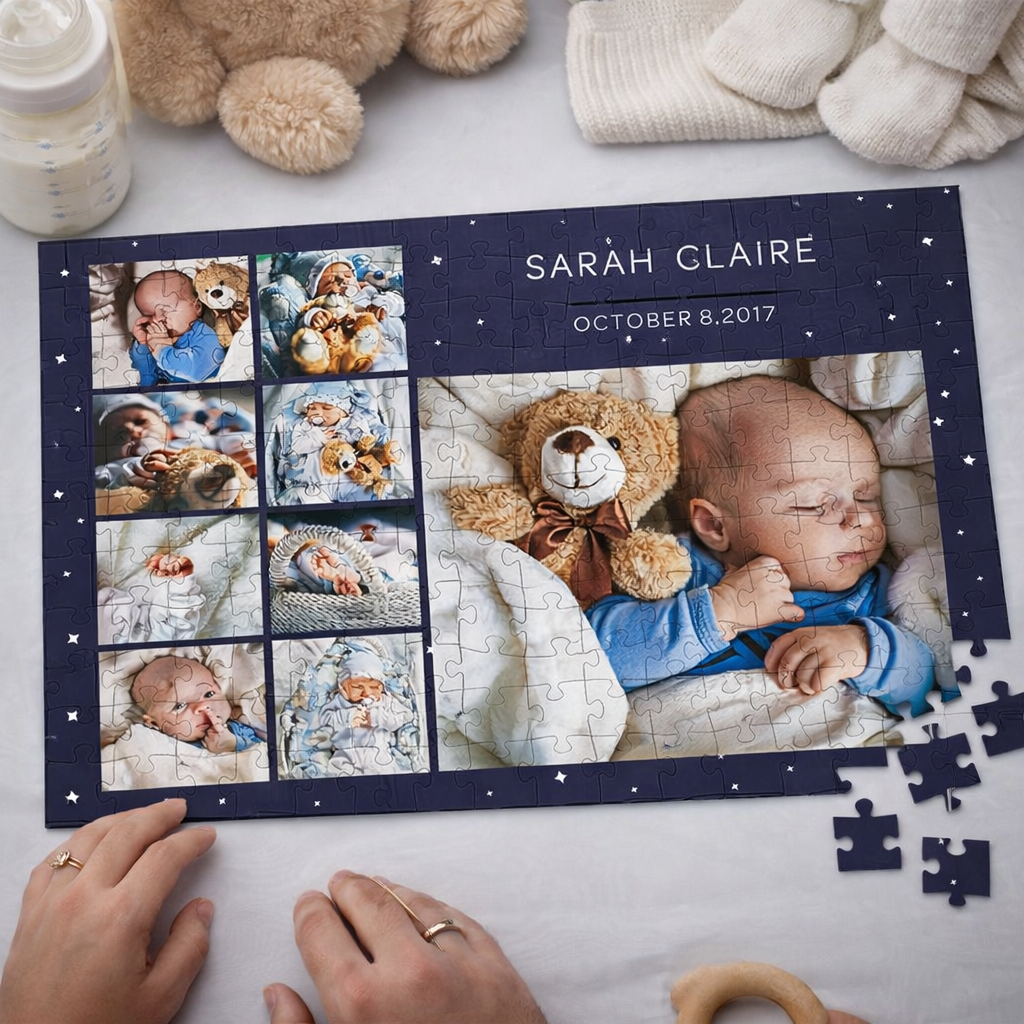 personalized photo puzzle 9 photo jigsaw keepsake