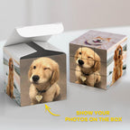 birthday gift custom gift for dad inspired by magic cube picture cube gift for dad with wooden rubic s cube bracket