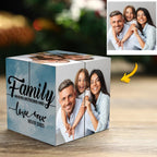 Custom Photo Cube Photo Frame Multiphoto Gifts For Family Together We Make A Family Magic Cube