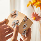 Custom Photo Ornament Funny Dice Wooden Gifts