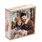 Custom Calendar Multi-Photo Wooden Cube – Celebrate Happy Moments Personalized Christmas Gift