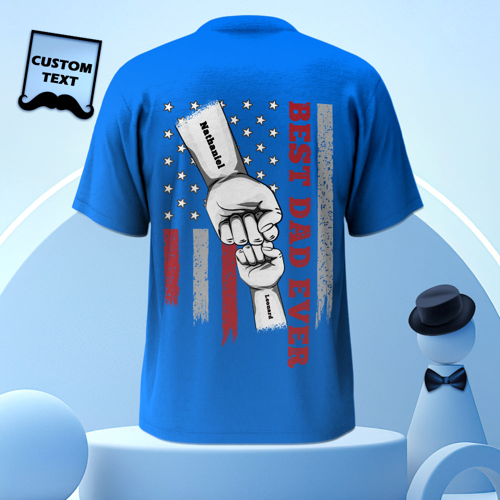 meaningful t shirt for dad with keepsake style photo custom style