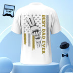 meaningful t shirt for dad with keepsake style photo daily use