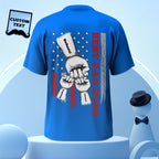 fist bump t shirt custom engraved back printed t shirt father s day design t shirt for everyday use