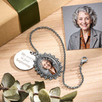 Personalized Wedding Bouquet Graduation Cap Photo Charm with Engraved Charm for Graduation Wedding Gifts