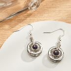 Custom Projection Earring Exquisite Circular Pendant Gifts