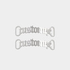 Personalized Name Metal Shoelace Charm Custom Shoe Buckle 1 pair