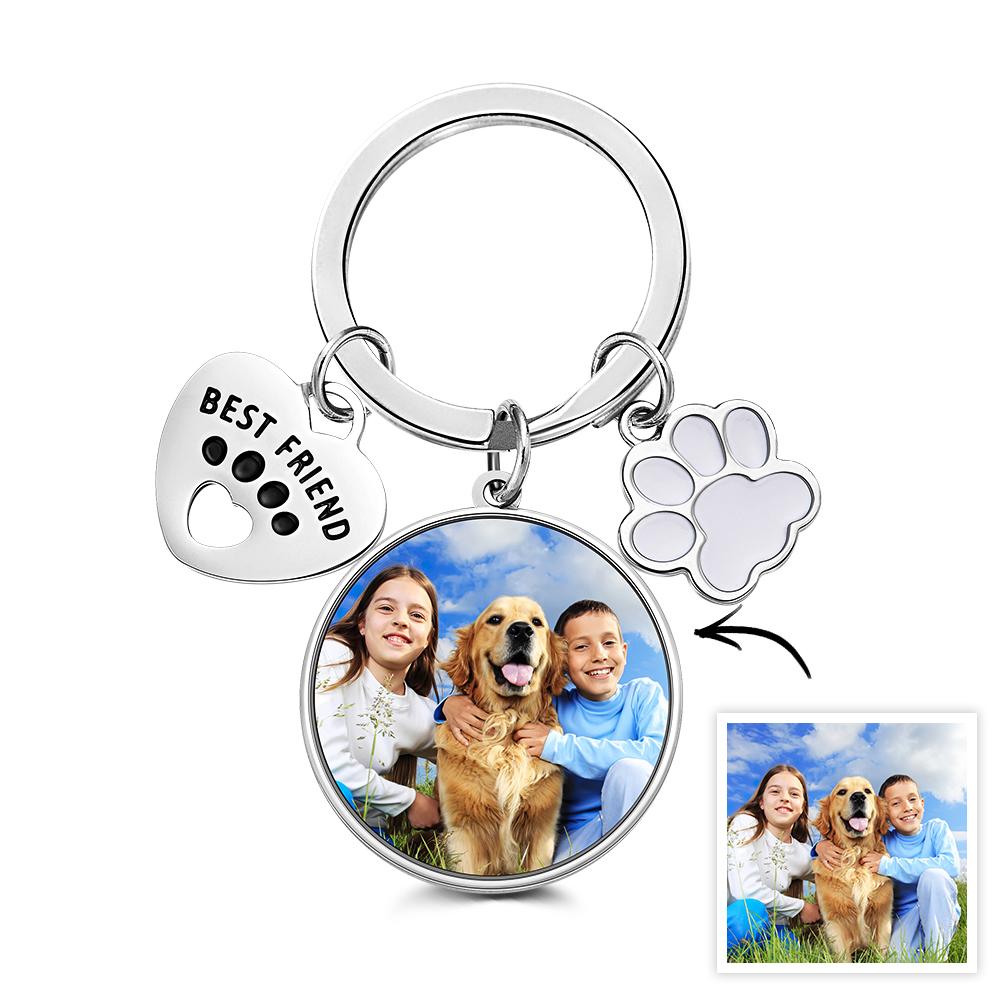 personalized photo or name keychain loss of dog gift everyday keepsake personalized preview