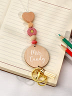 Custom Name Bohemian Beaded Lanyard – Perfect Birthday and Thanksgiving Gift