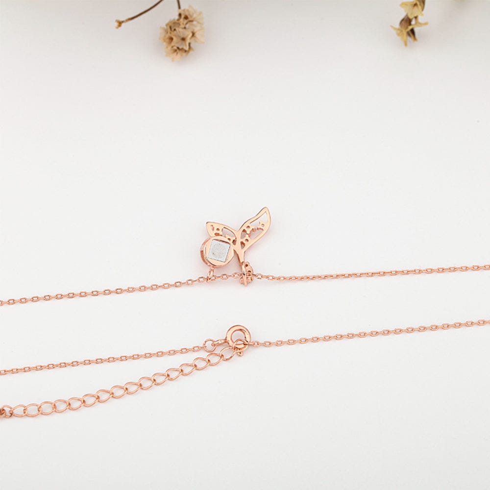 gifts for wife Cherish Every Moment - Heartfelt Gift - Projection Necklace Mermaid Shape Photo Necklace Gift for Her - gifts
