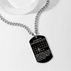 Custom Photo Necklace With Words Photo And Date Perfect Gift For Loved Ones On Birthday