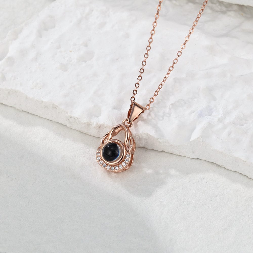 gifts for wife Eternal Love - Custom Decor - Projection Necklace Cute Bag Photo Necklace - gifts for wife - Anniversary view